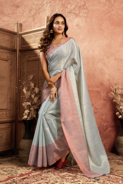 VIBHA VARNAN TISSUE SAREE