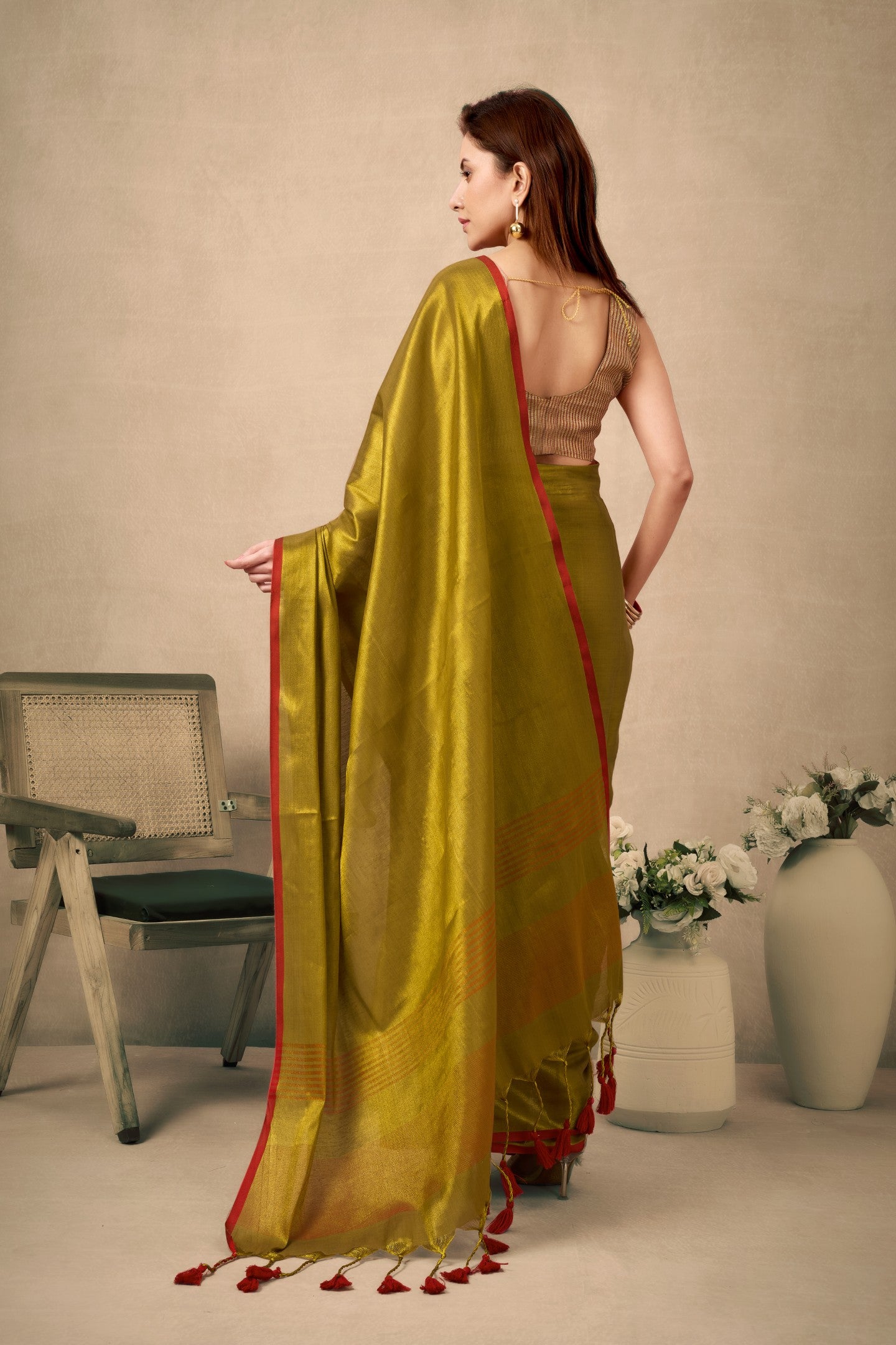 MULRAGA TISSUE SAREE