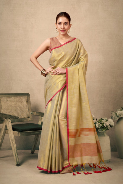 SHARVANI MULRAGA TISSUE SAREE