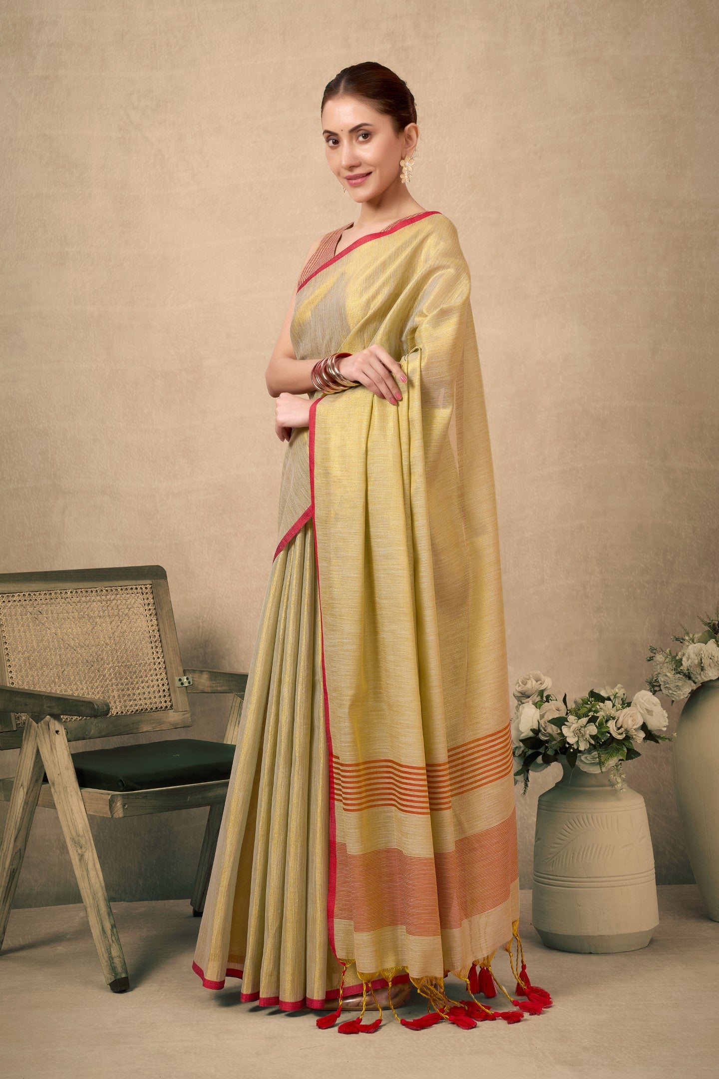 SHARVANI MULRAGA TISSUE SAREE