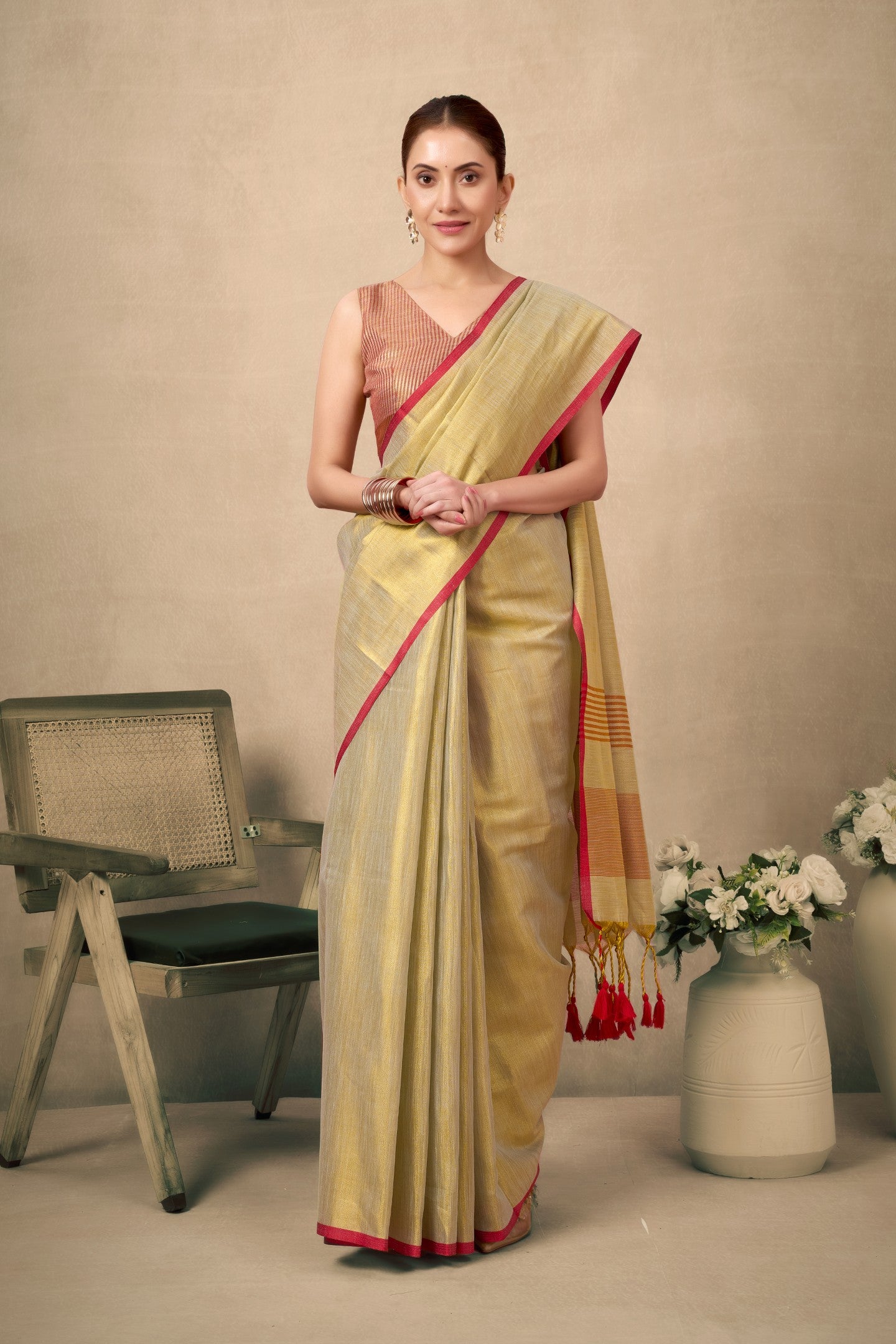 SHARVANI MULRAGA TISSUE SAREE