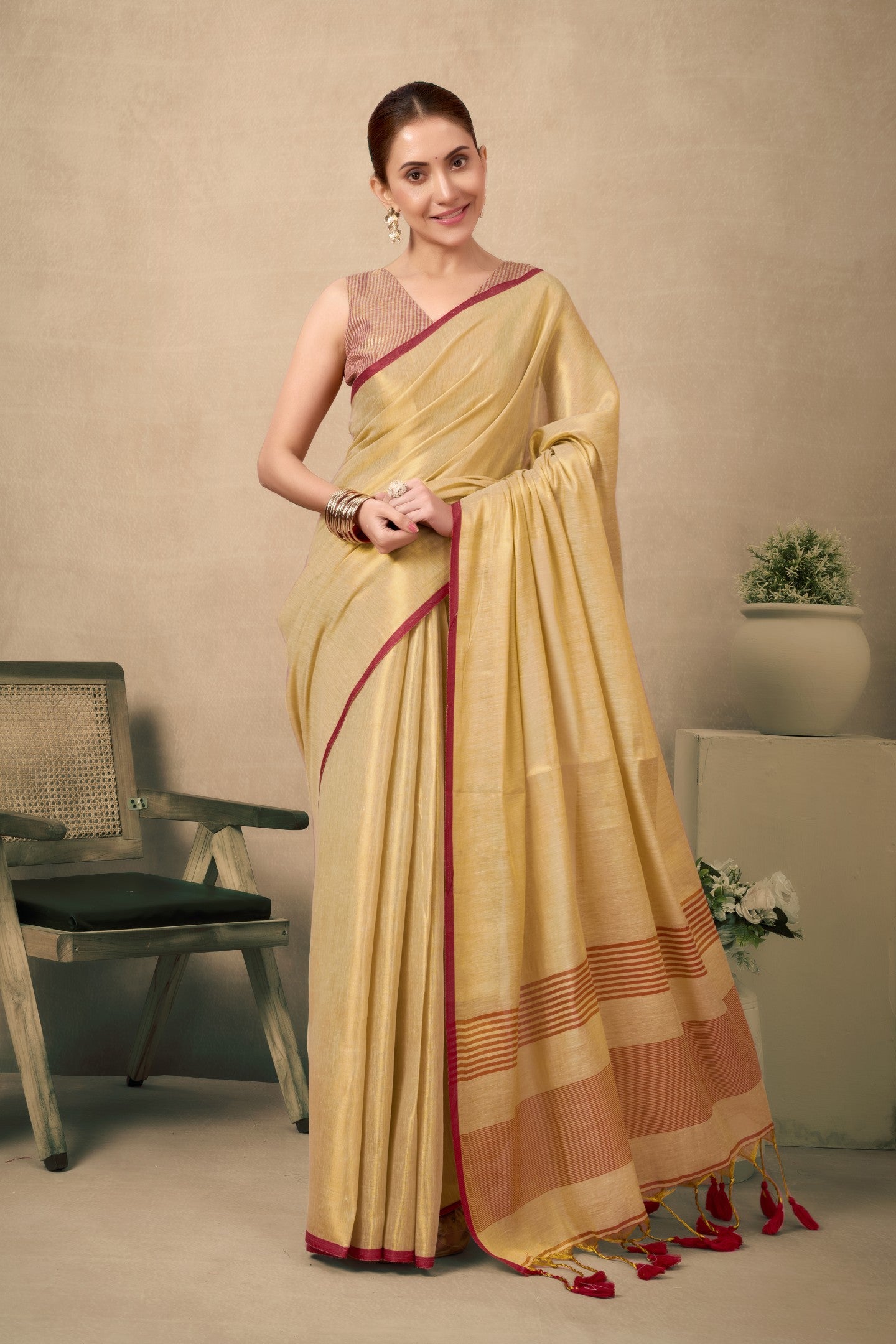SHARVANI MULRAGA TISSUE SAREE