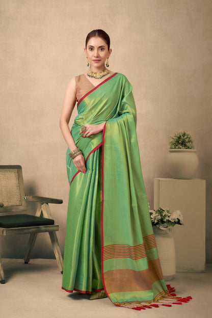 JYOTIKA MULRAGA TISSUE SAREE