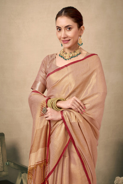 NISHTHA MULRAGA TISSUE SAREE
