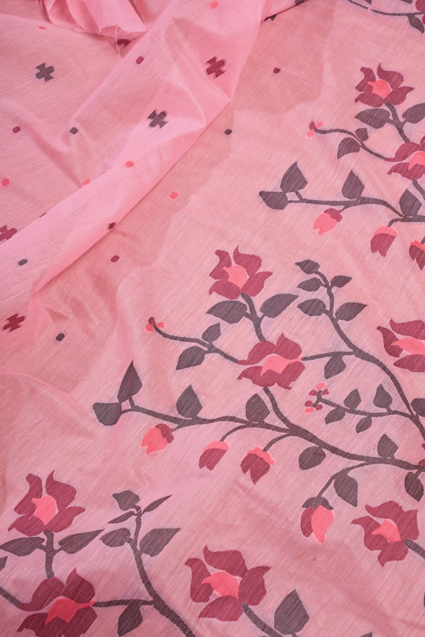 RACHEL LINEN COTTON SAREE