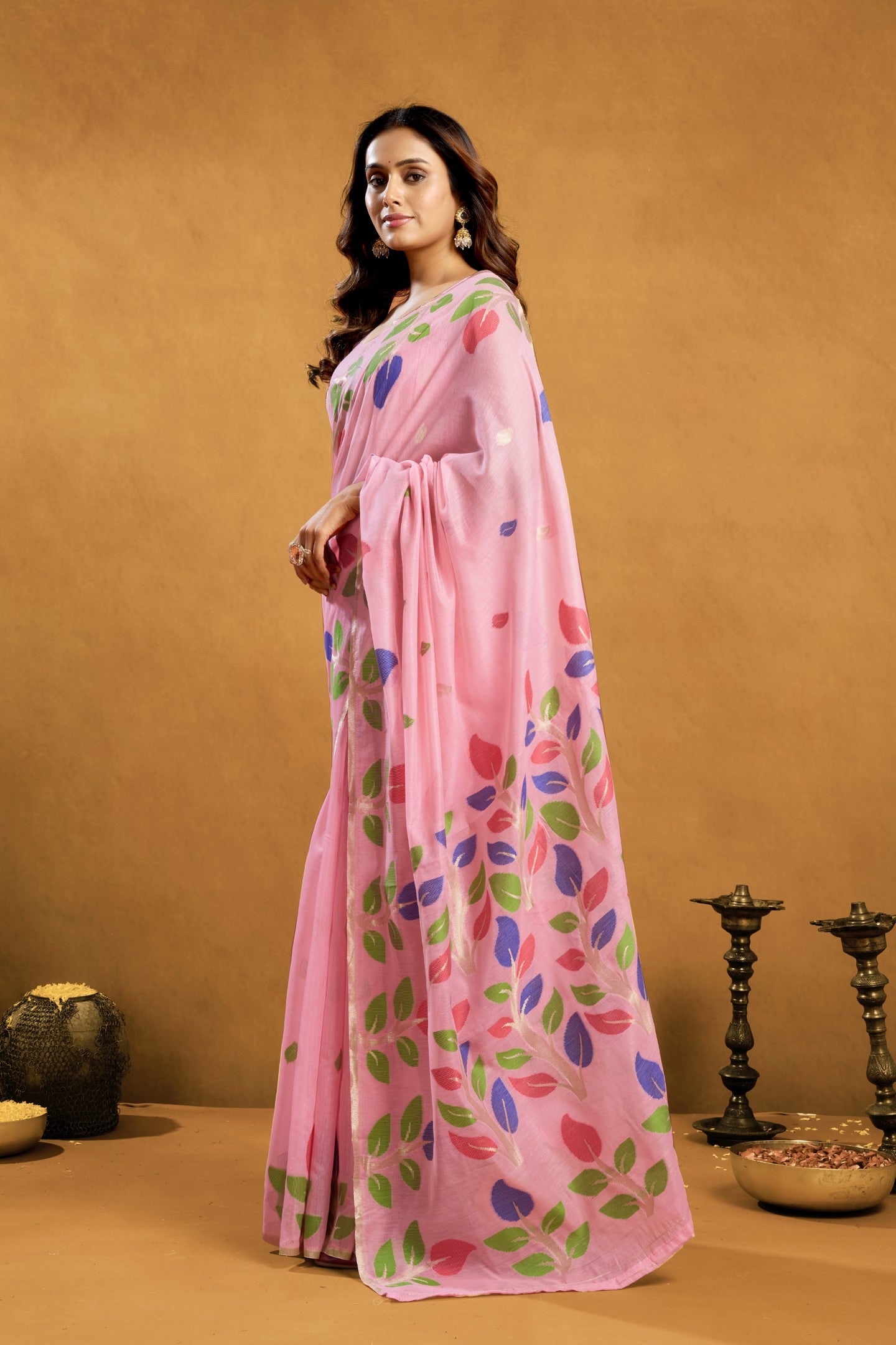 TARAL JAMADANI COTTON SAREE