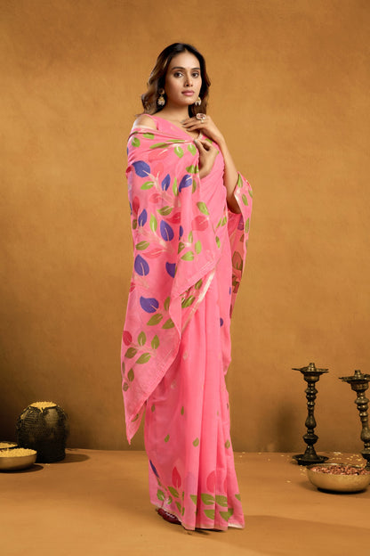 AAVYA JAMADANI COTTON SAREE