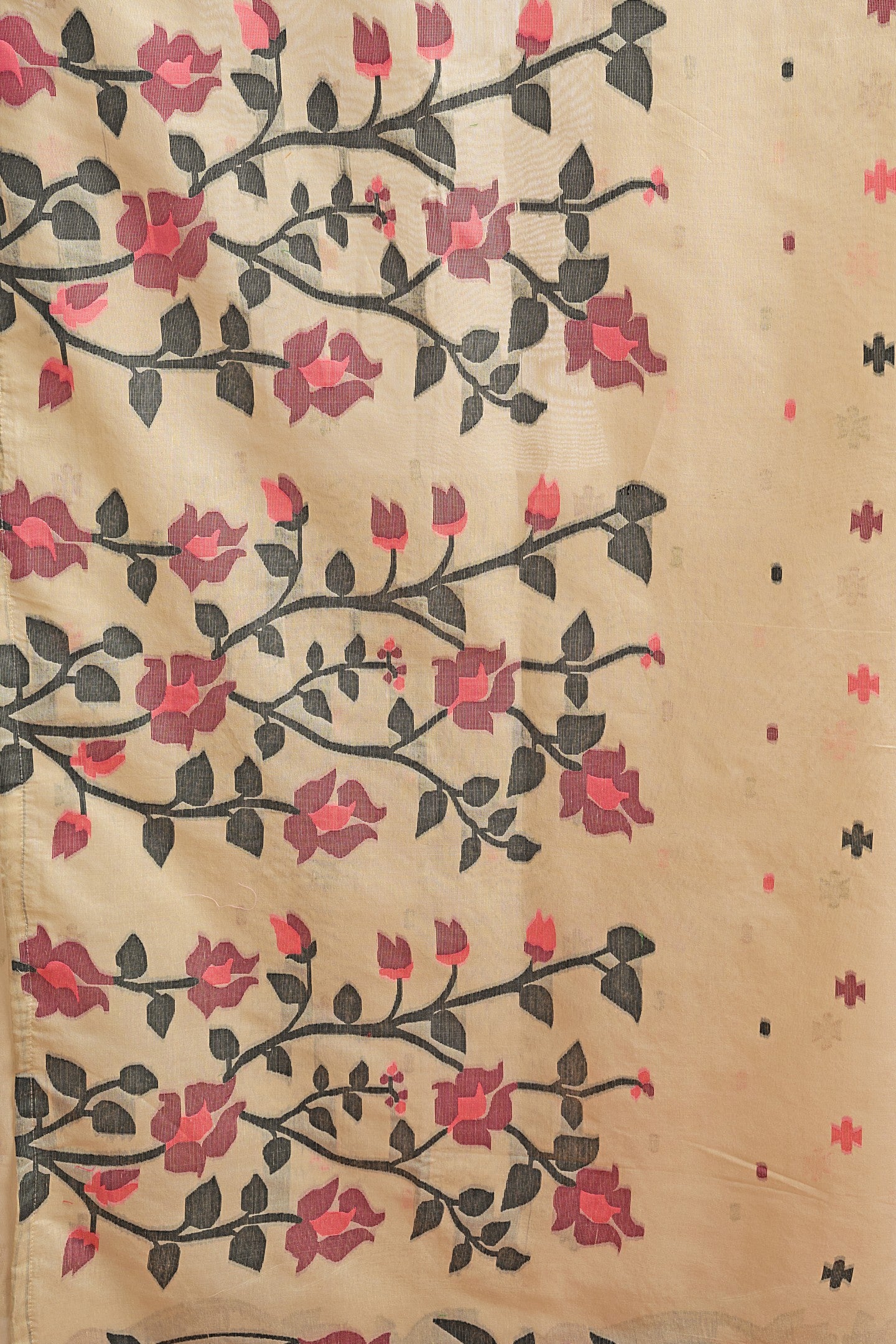 SHARANYA JAMADANI COTTON SAREE