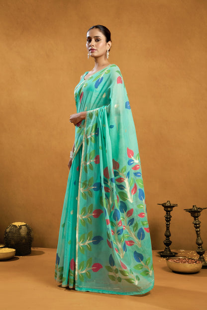 RAGINI JAMADANI COTTON SAREE