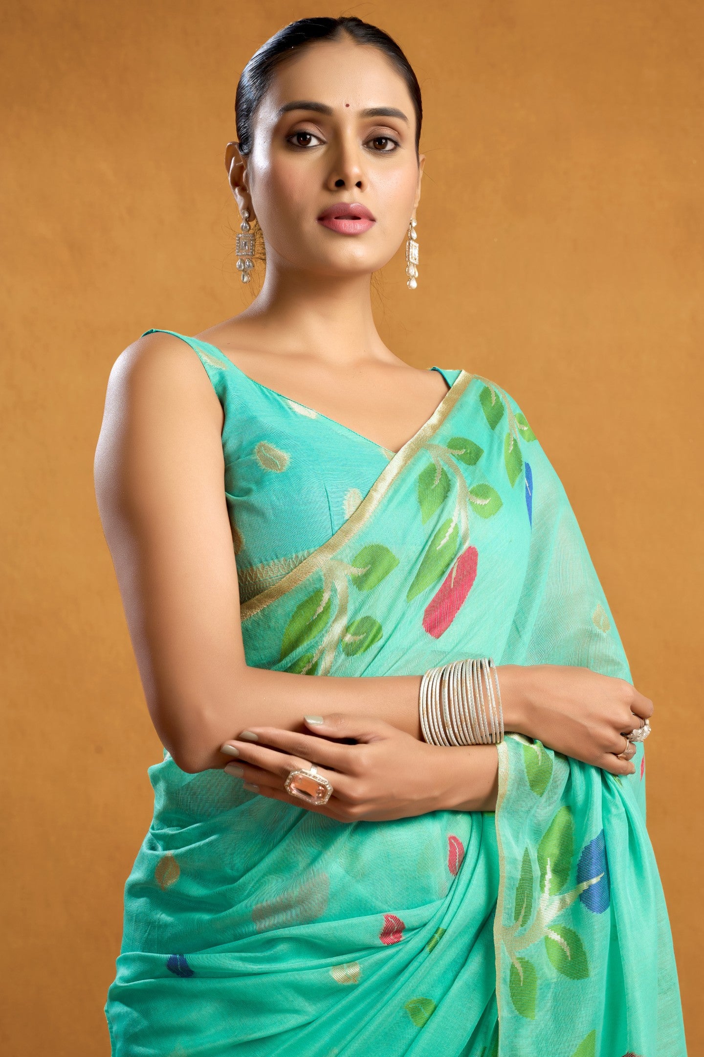 RAGINI JAMADANI COTTON SAREE