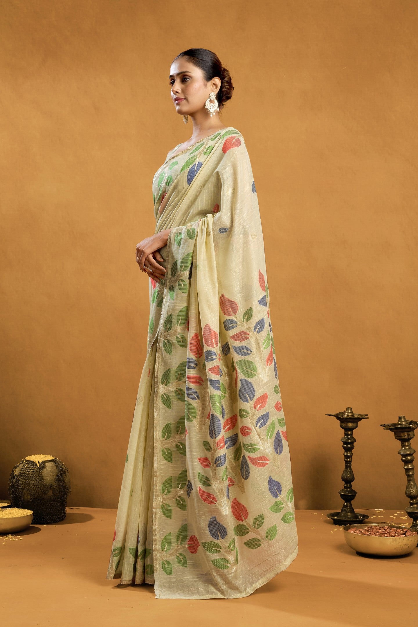 SUHASINI JAMADANI COTTON SAREE