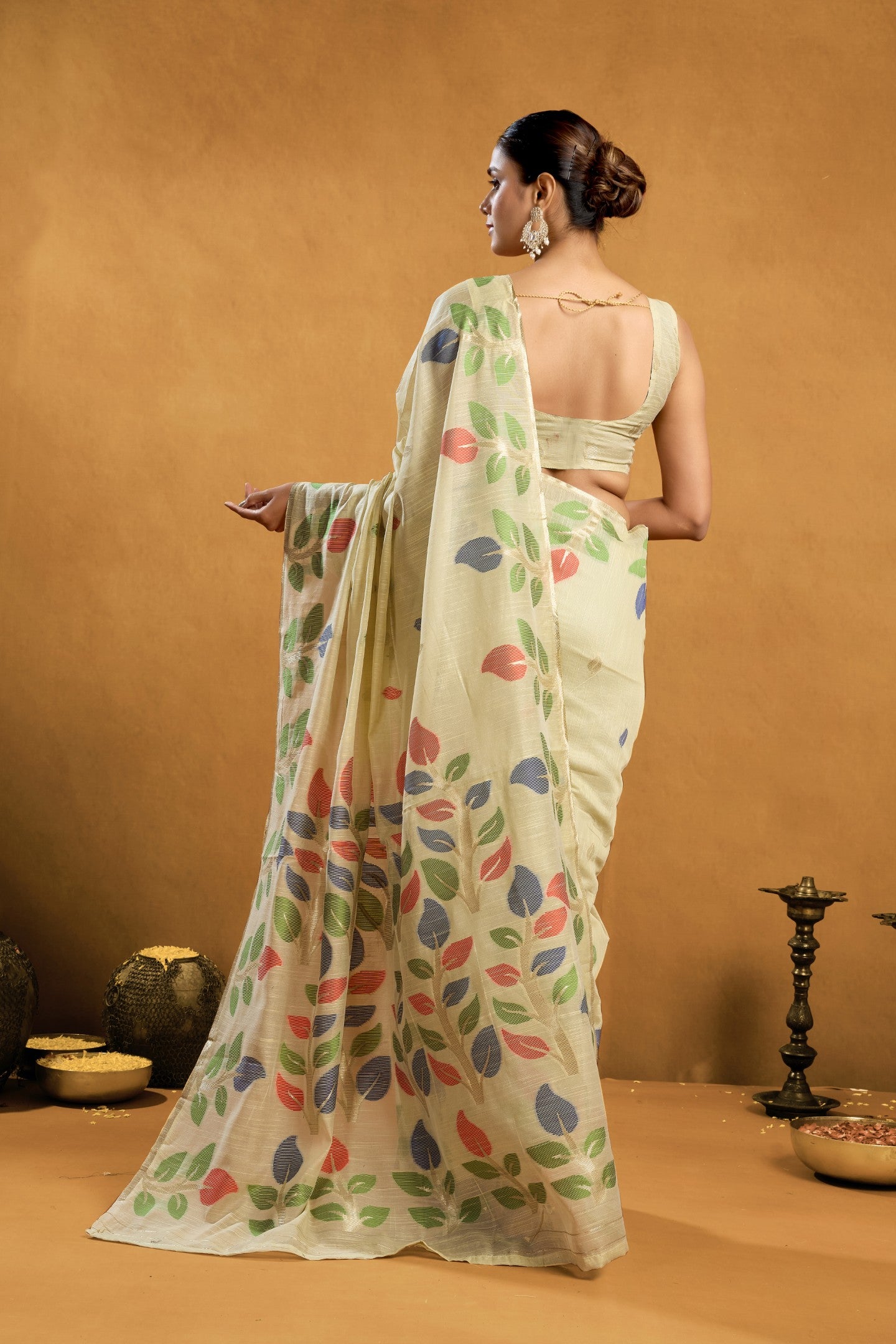 SUHASINI JAMADANI COTTON SAREE