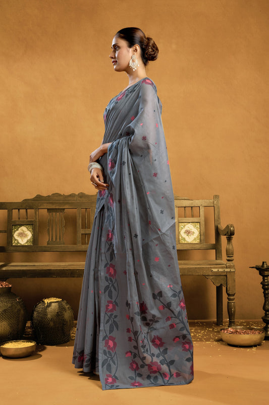 POORVA JAMADANI COTTON SAREE