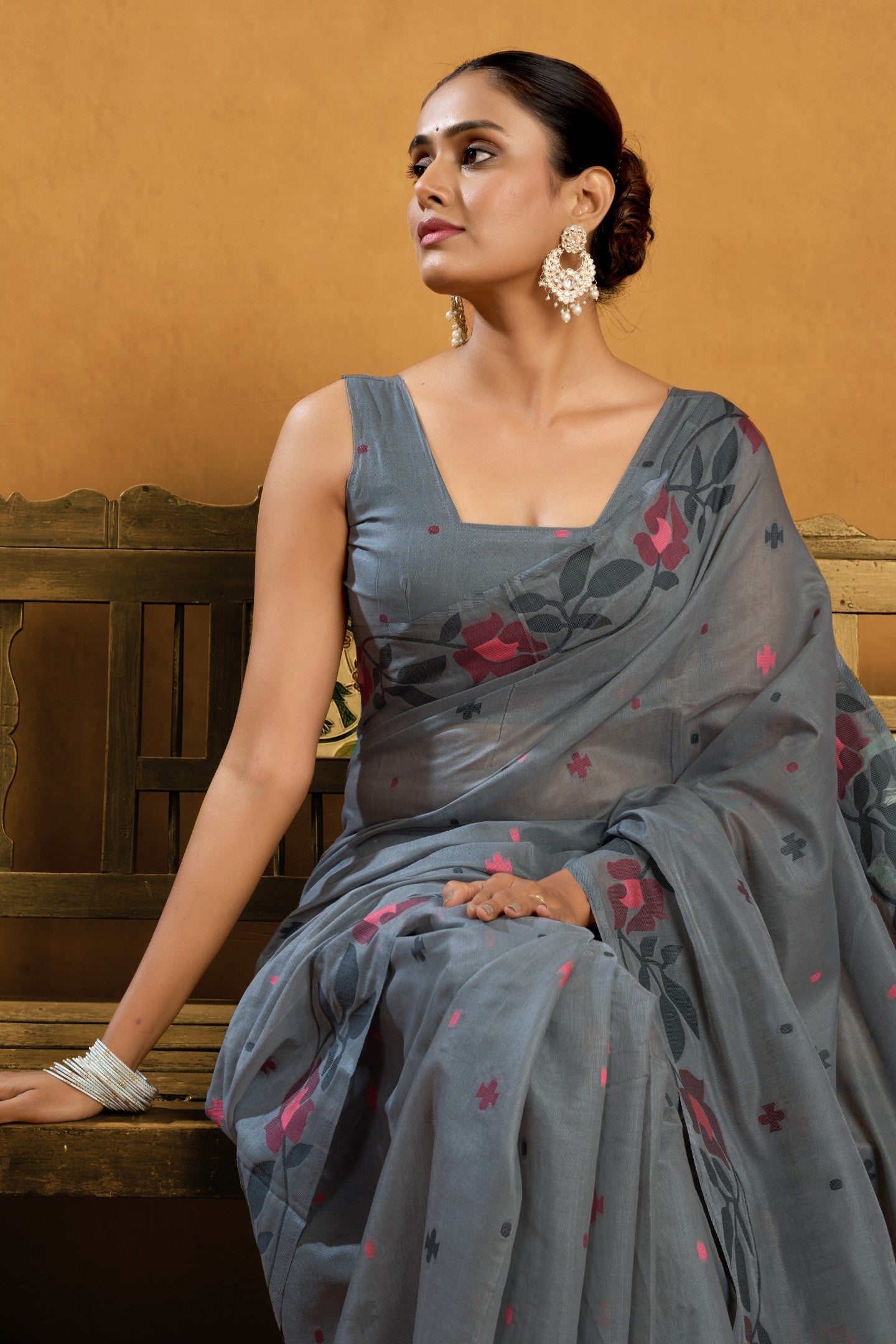 POORVA JAMADANI COTTON SAREE