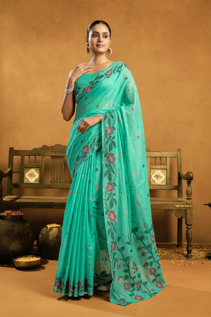 KAVYAKALA JAMADANI COTTON SAREE