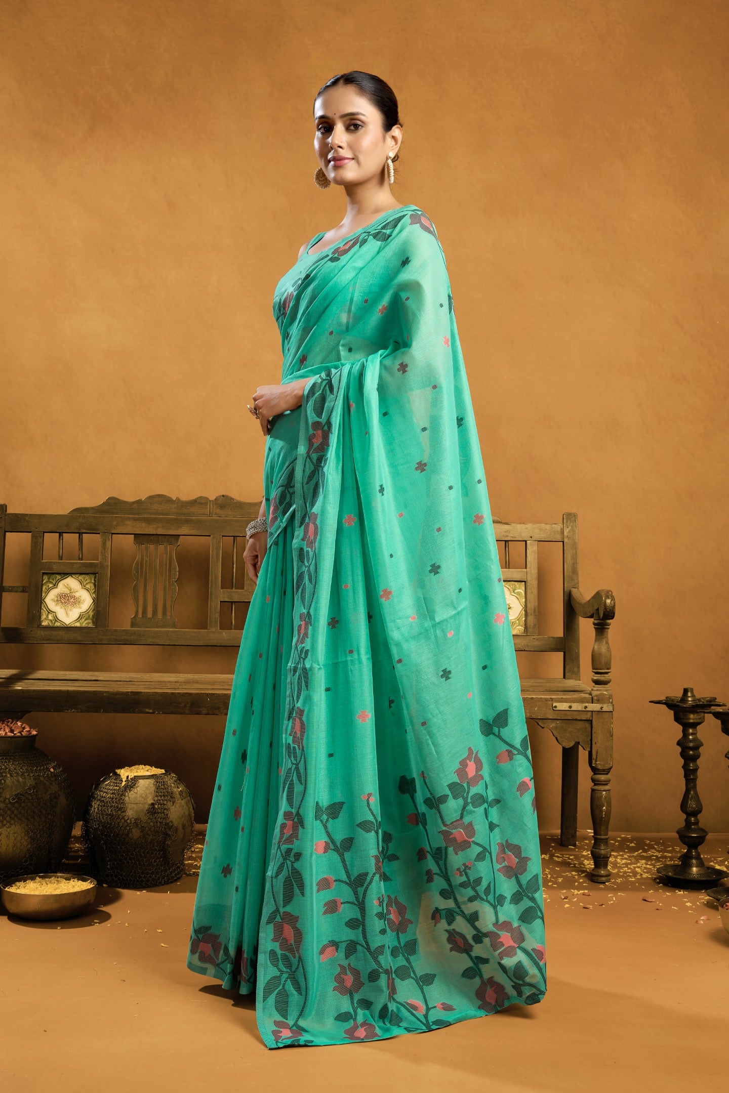 KAVYAKALA JAMADANI COTTON SAREE