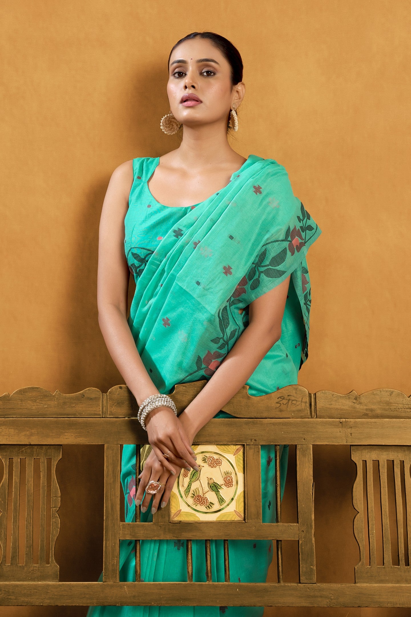 KAVYAKALA JAMADANI COTTON SAREE