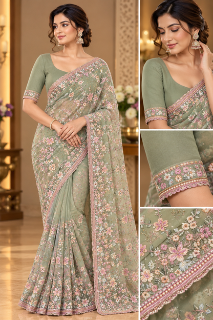 Party wear saree(3)