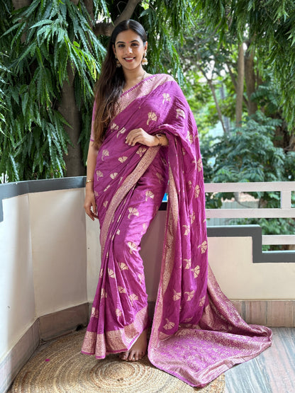 Banarasi weave saree