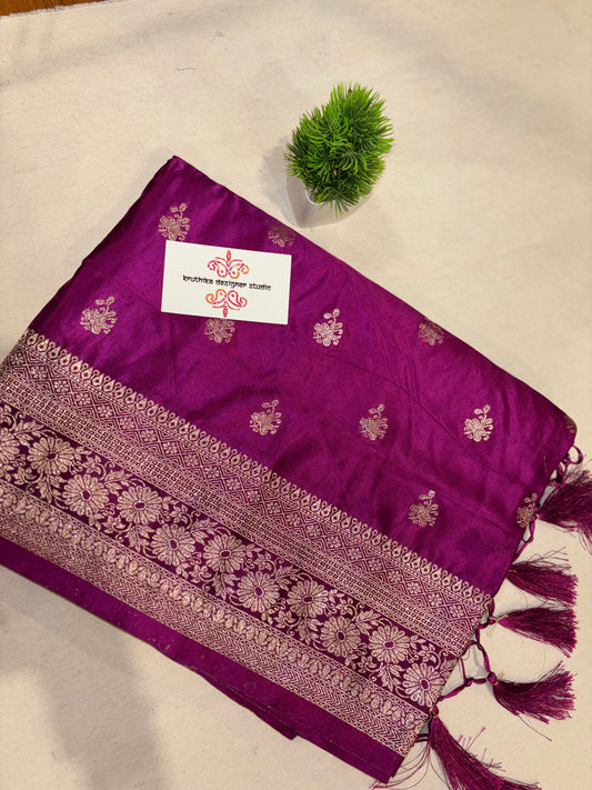 Banarasi satin saree