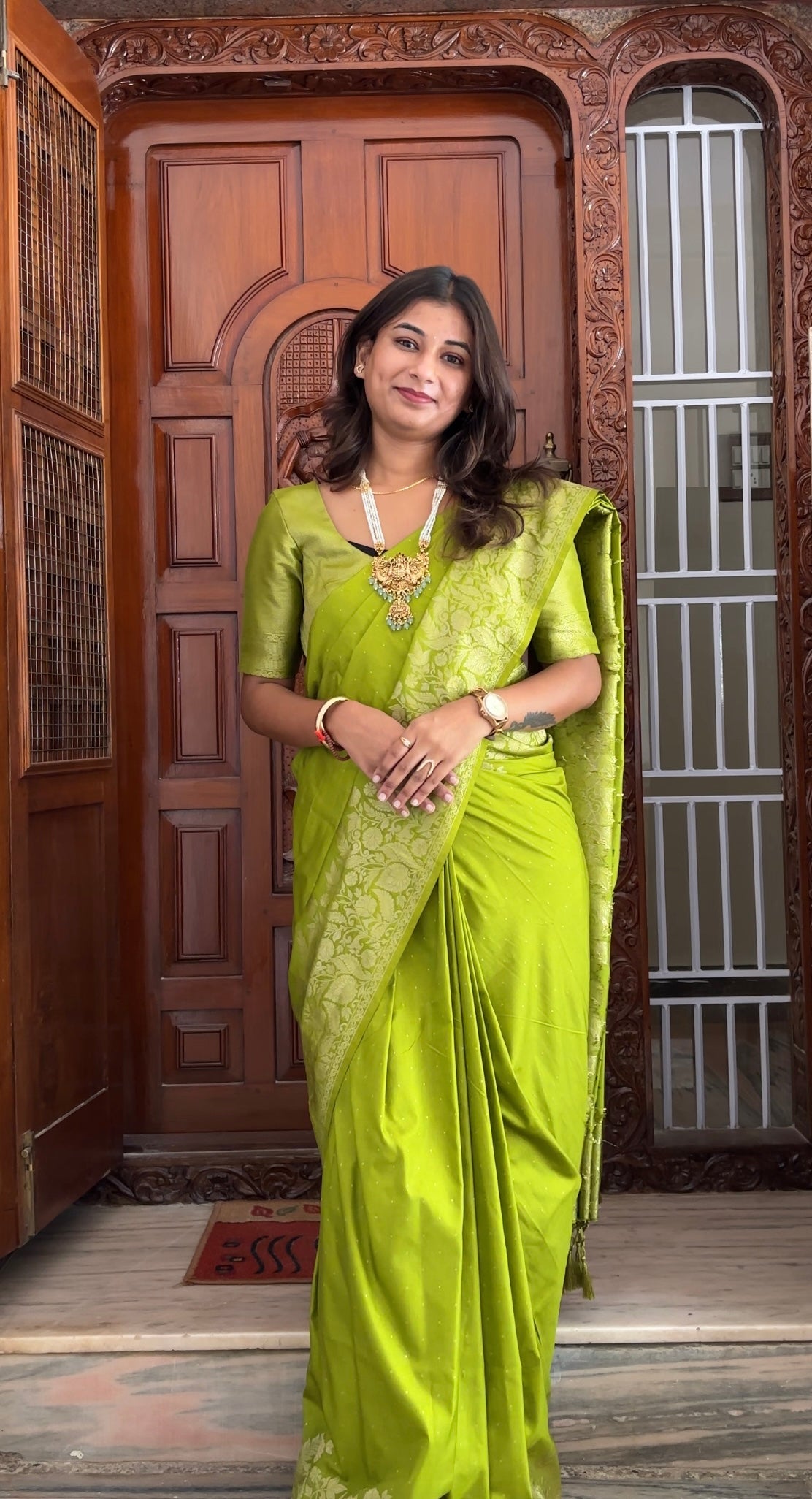 Banarasi satin saree