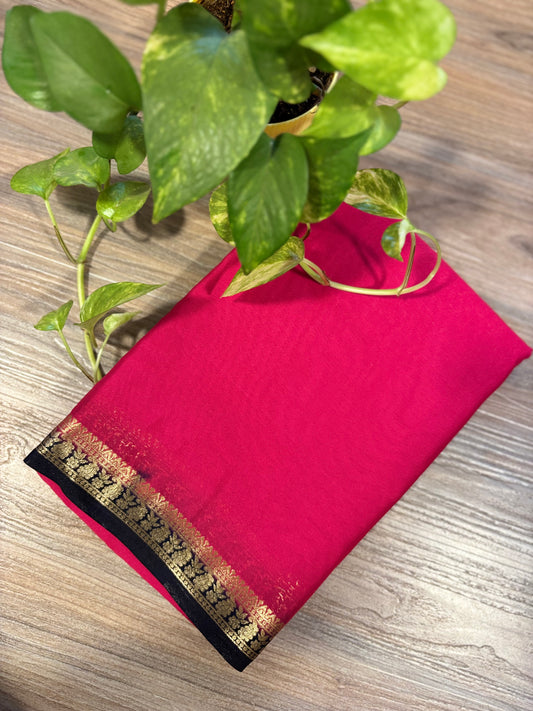 Zip & Go Saree Mysore crepe silk