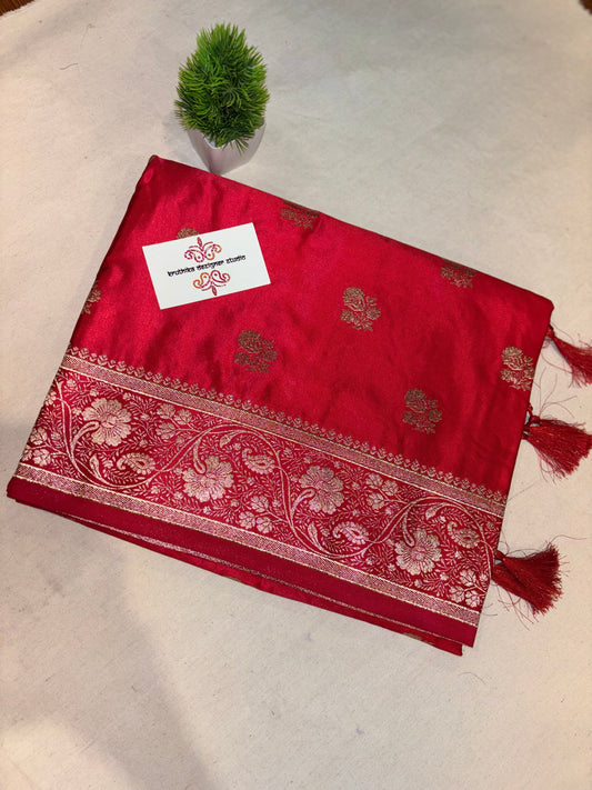 Banarasi satin saree