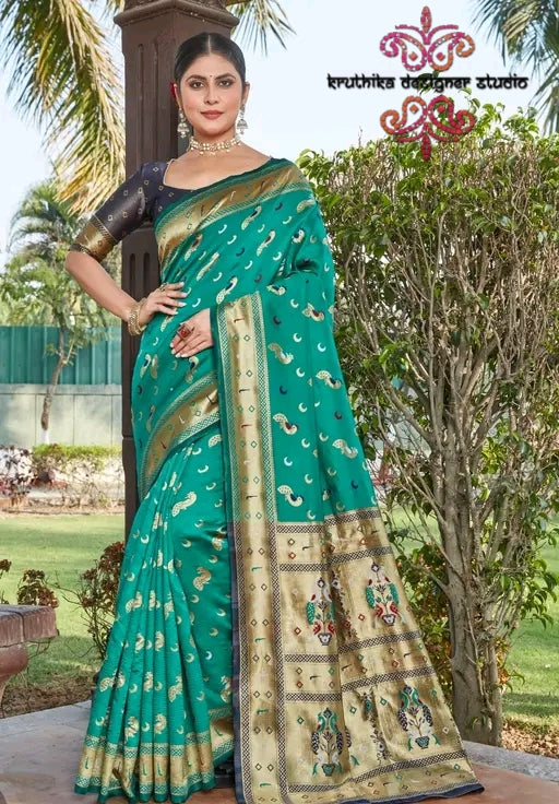 Cotton silk saree