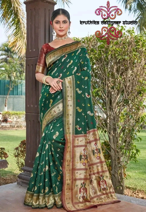 Cotton silk saree