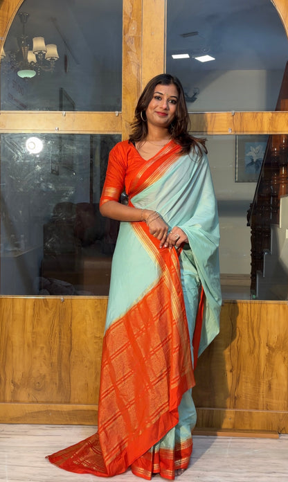 3D Mysore crepe silk
