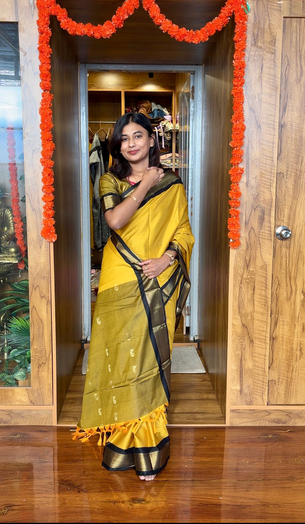Aura silk saree