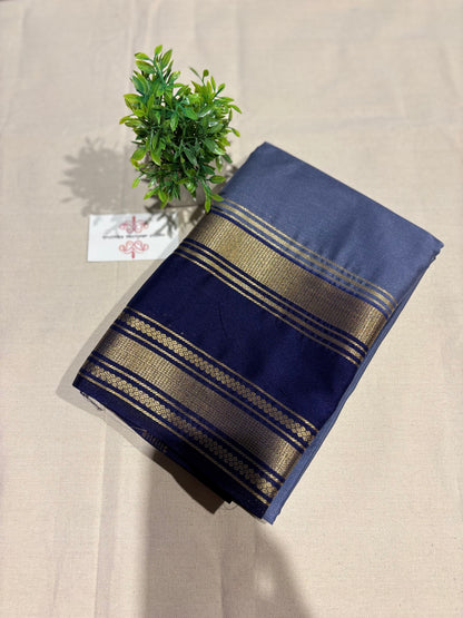 Semi Mysore silk(9pieces left) all sarees come with elbow length sleeves (Copy)