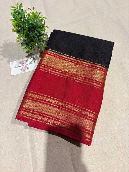 Semi Mysore silk(9pieces left) all sarees come with elbow length sleeves (Copy)