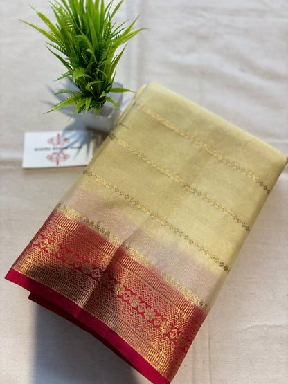 Semi Mysore silk stripes