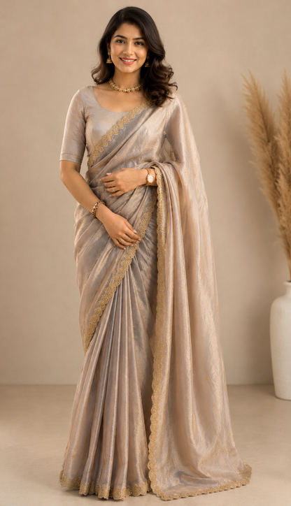 Party wear silk saree