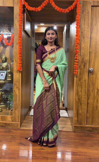 Semi Mysore silk saree bentex
