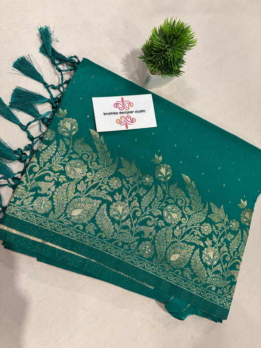 Satin Banarasi saree