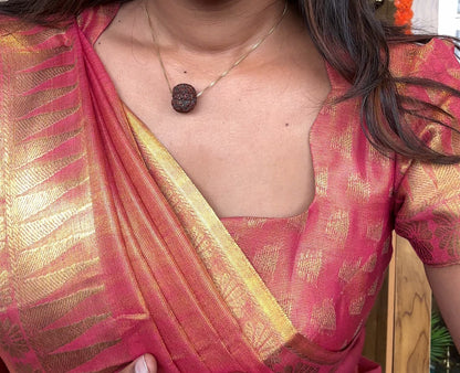 Premium linen Tissue saree with padded blouse