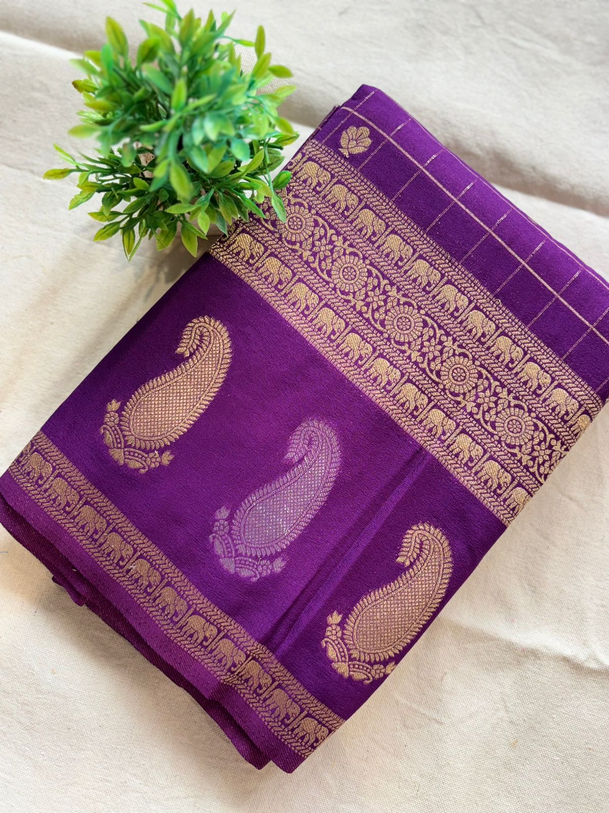 Zip & Go Saree Mysore Crepe Silk