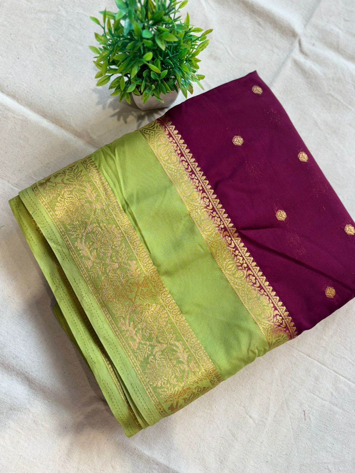 Zip & Go Saree Mysore Crepe Silk