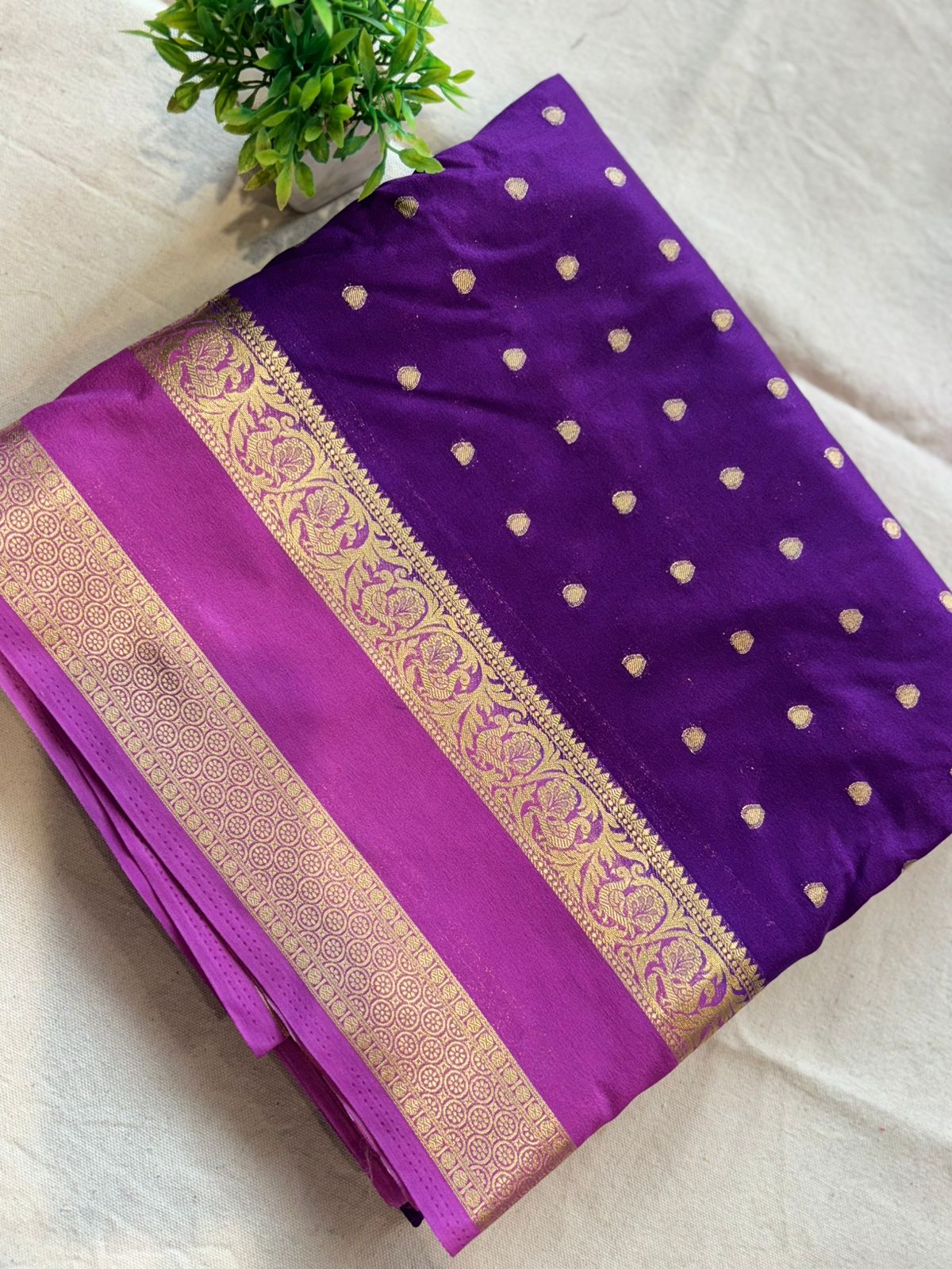 Zip & Go Saree Mysore Crepe Silk