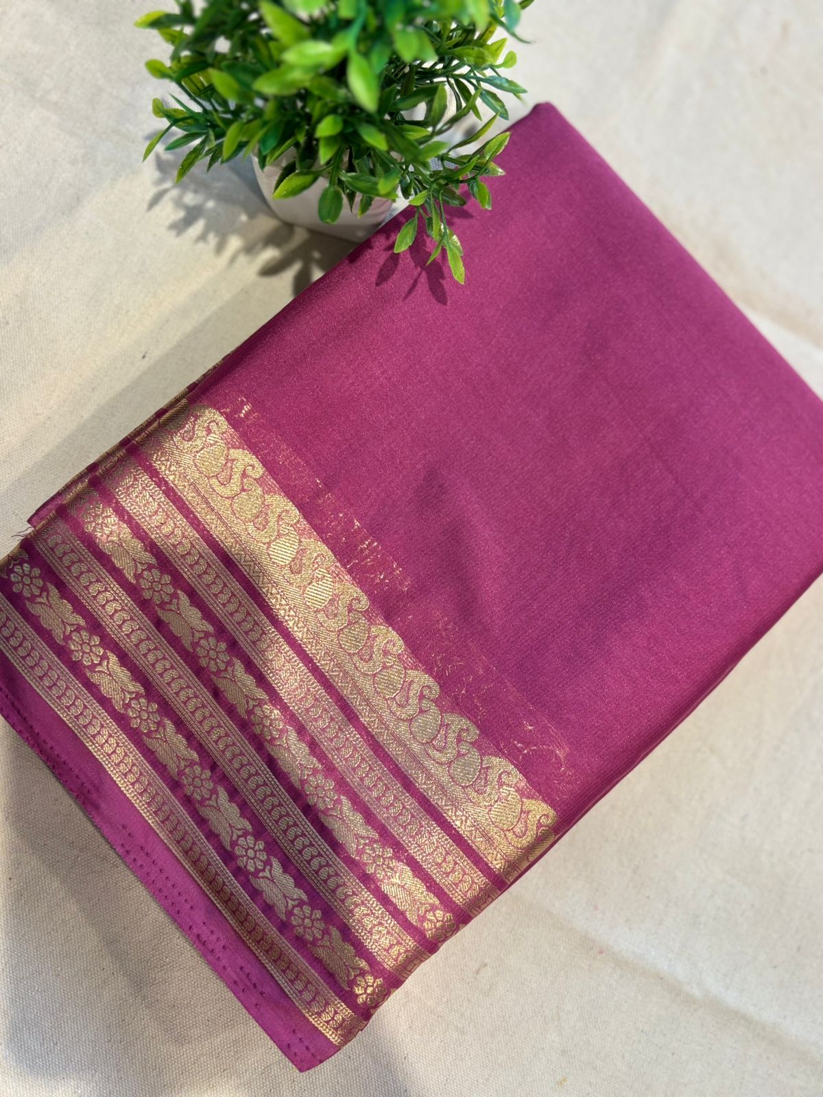 Zip & Go Saree Mysore Crepe Silk