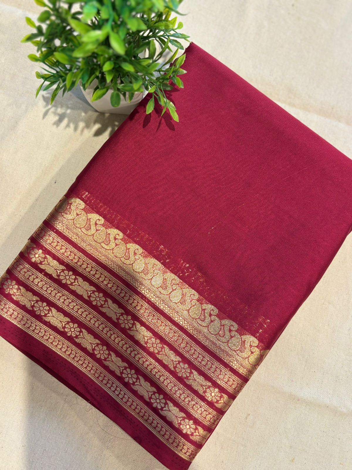 Zip & Go Saree Mysore Crepe Silk