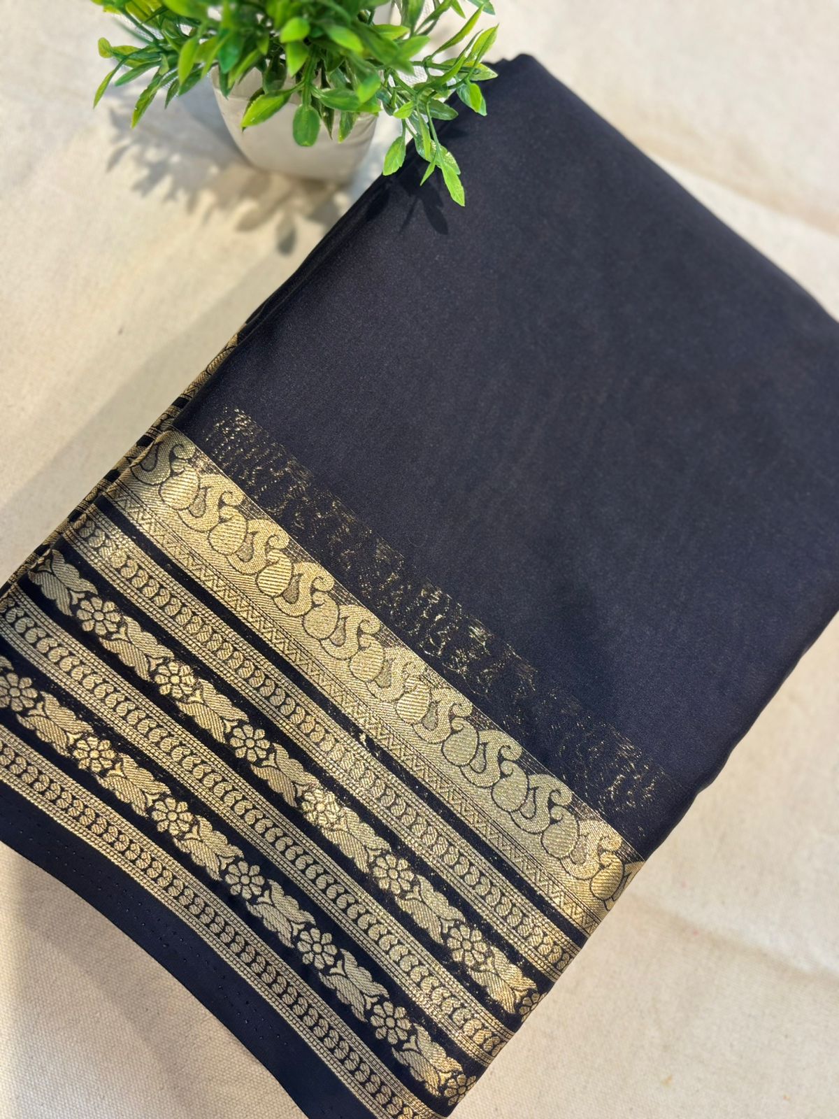 Zip & Go Saree Mysore Crepe Silk