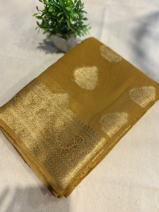 Zip & Go Chiffon Saree
