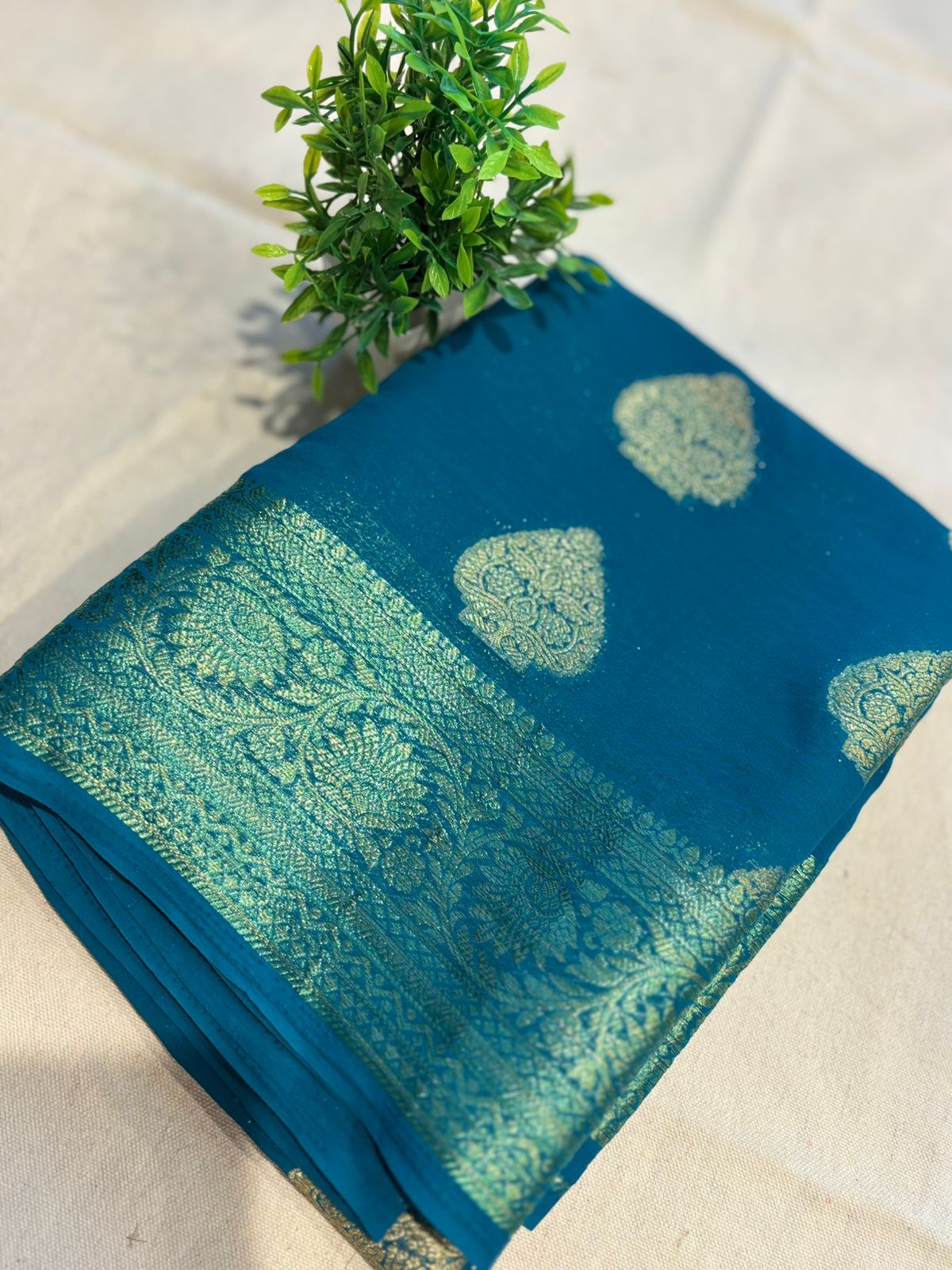 Zip & Go Chiffon Saree
