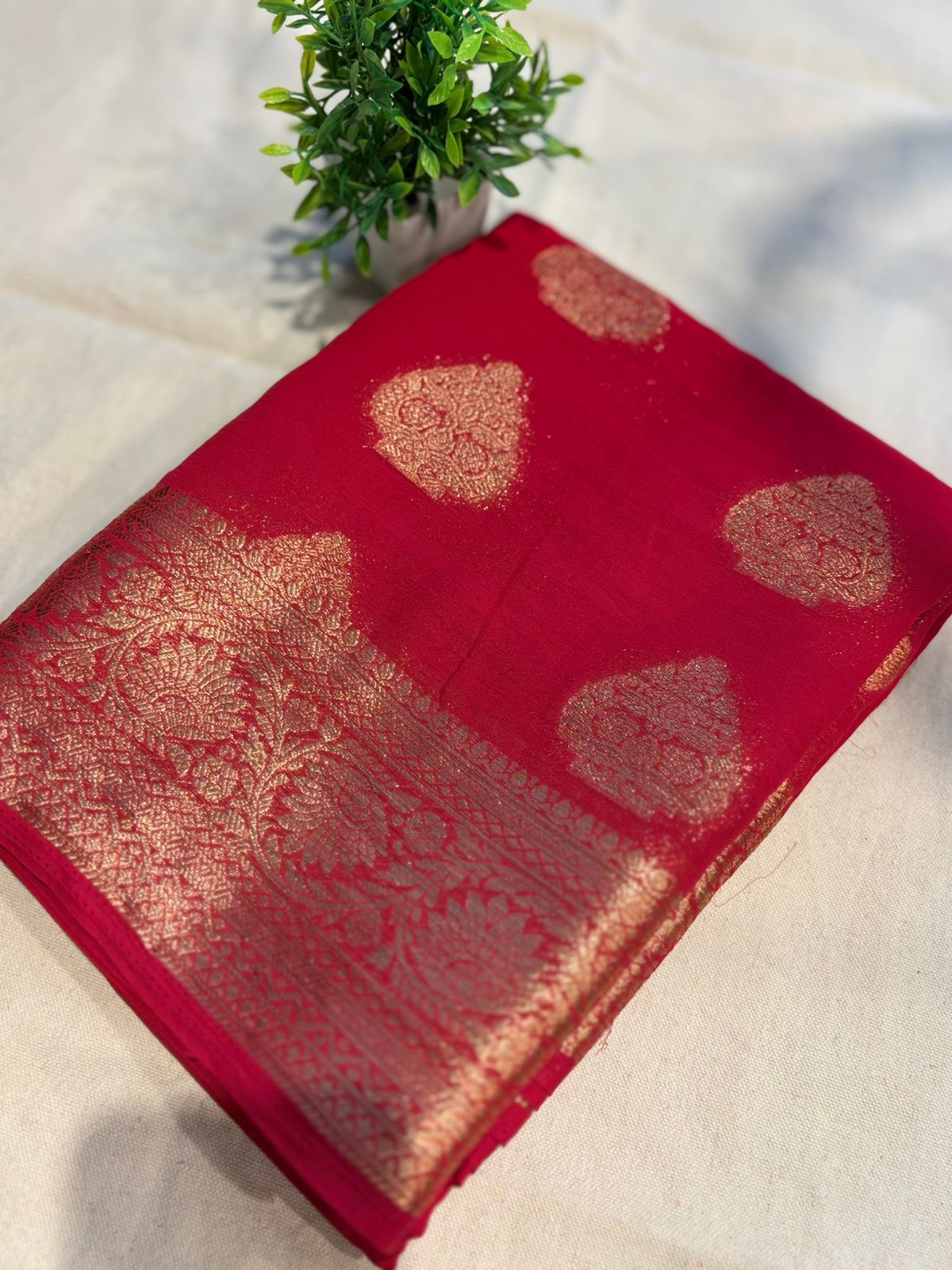 Zip & Go Chiffon Saree