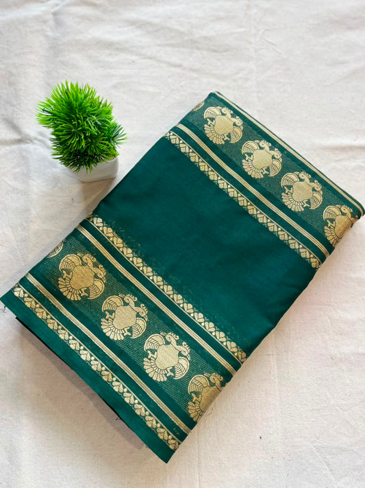 Semi mysore crepe silk Zip & Go Saree