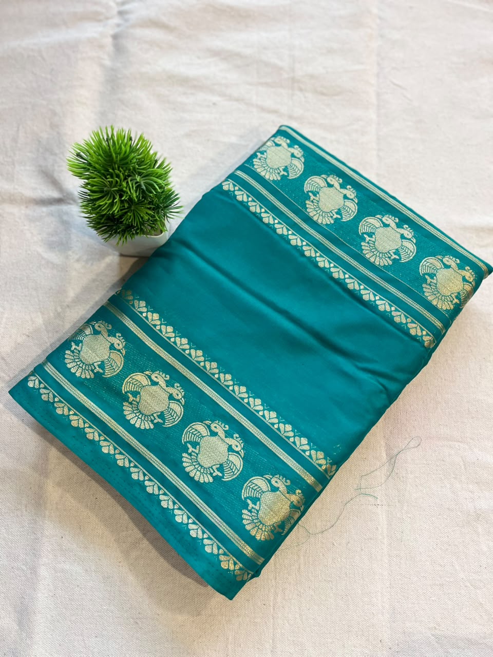 Semi mysore crepe silk Zip & Go Saree
