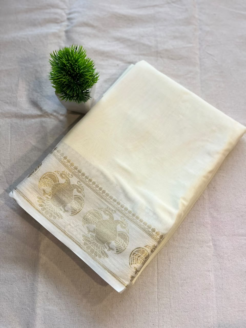 Semi mysore crepe silk Zip & Go Saree